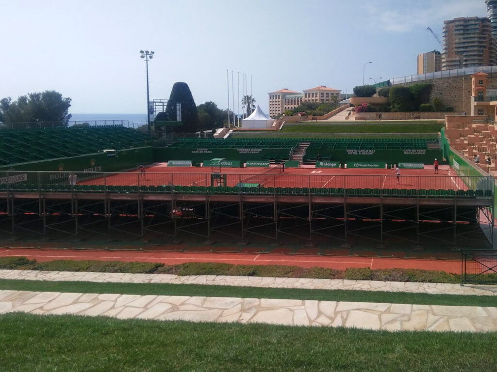 View of the Rolex Monte Carlo Masters court