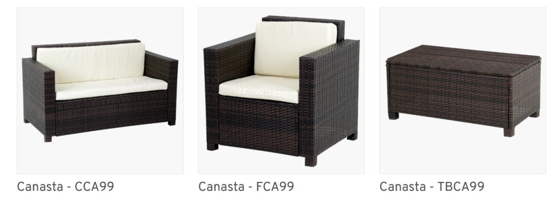 Canasta outdoor furniture rental