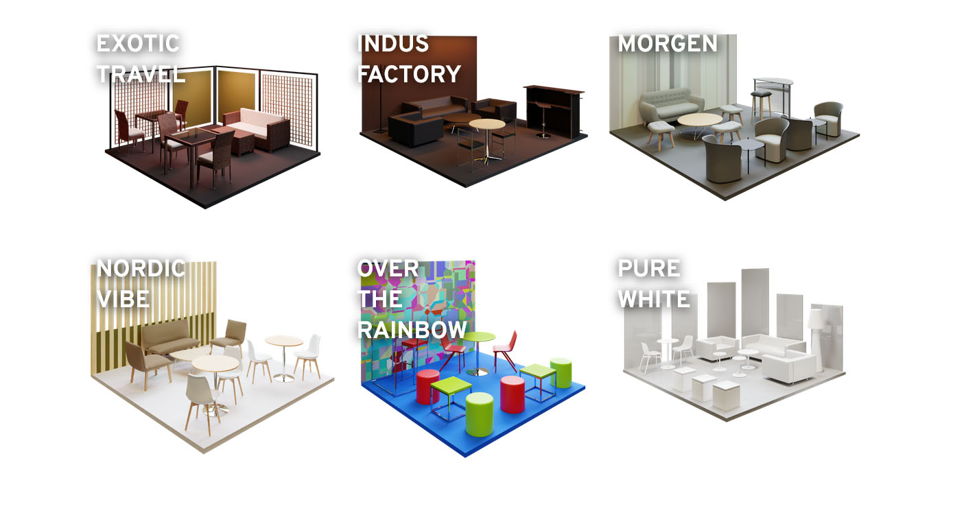 Choice of furniture styles